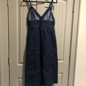 Madewell Denim Cami Midi Dress